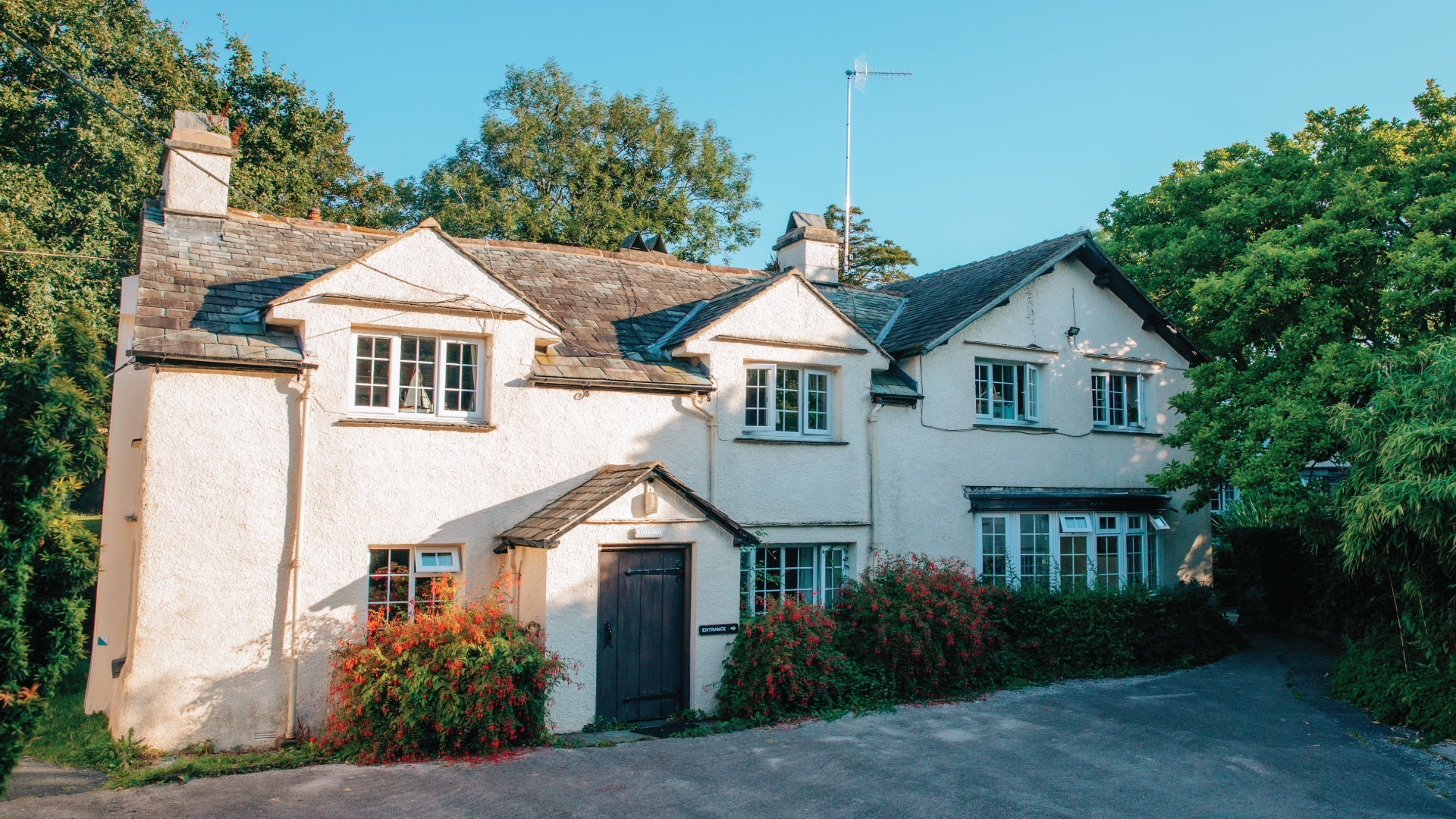 Exterior of the main cottage